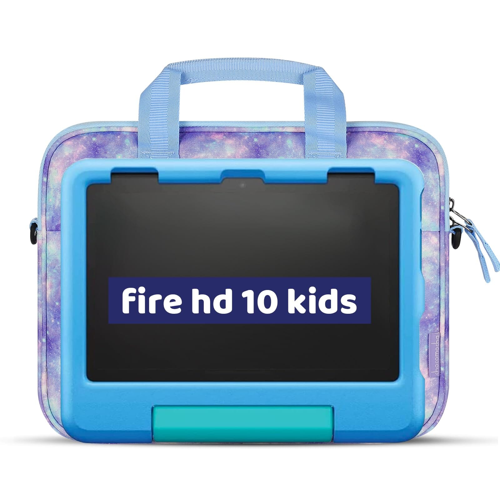 Choco Mocha 12.5 Inch Kids Tablet Sleeve Bag for Girls, Kids Tablet Carrying Case for Fire HD 10, Fire 7, Fire HD 8, Fire 10 Tablet, Kindle Kids Edition, Apple iPad, Galaxy, Purple chocomochakids 
