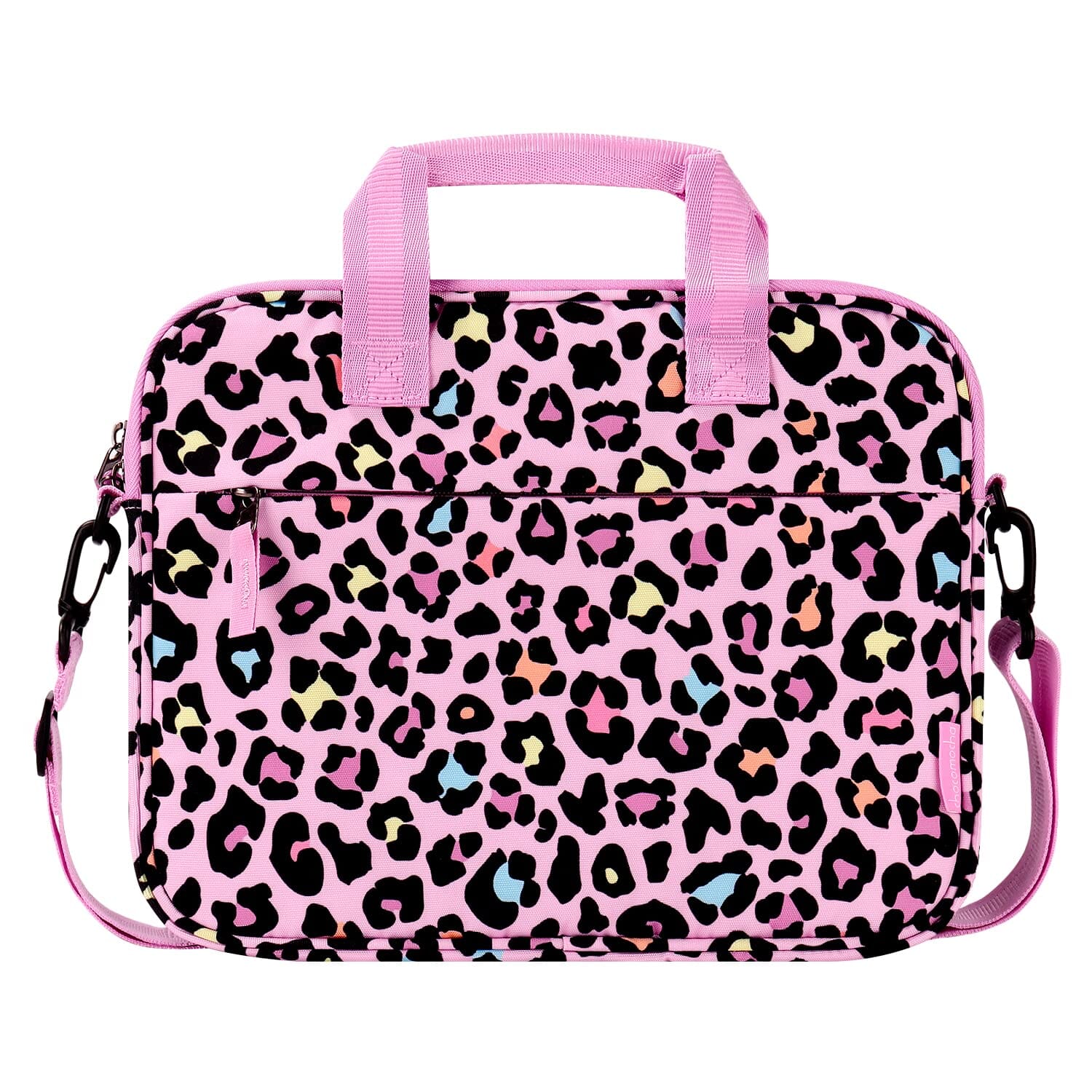 Choco Mocha 12.5 Inch Kids Tablet Sleeve Bag for Girls, Kids Tablet Carrying Case for Fire HD 10, Fire 7, Fire HD 8, Fire 10 Tablet, Kindle Kids Edition, Apple iPad, Leopard Pink chocomochakids 