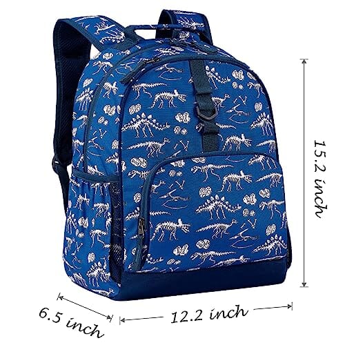 Choco Mocha Dinosaur Backpack for Boys Kindergarten Backpack for Boys Preschool Backpack for Kids Backpacks for Boys 15 inch Backpack for Boys Dino Bookbag School Bag 3-5 4-6 with Chest Strap Black chocomochakids 