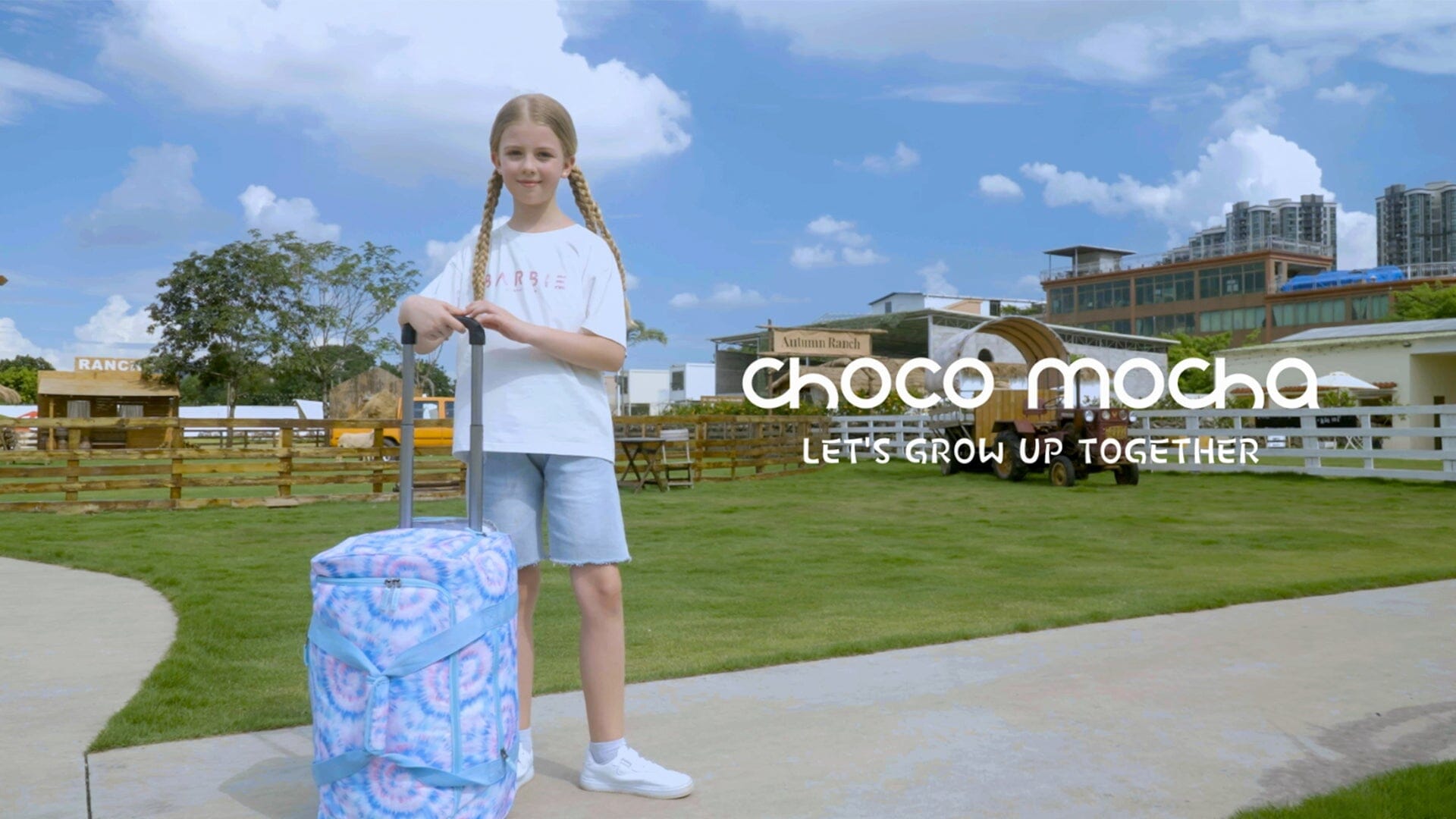 Choco Mocha Girls Galaxy Suitcase with Wheels Kids Purple Rolling Duffle Bag for Camping Teen Girls Toddler Luggage Bag for Travel, 22inch chocomochakids 