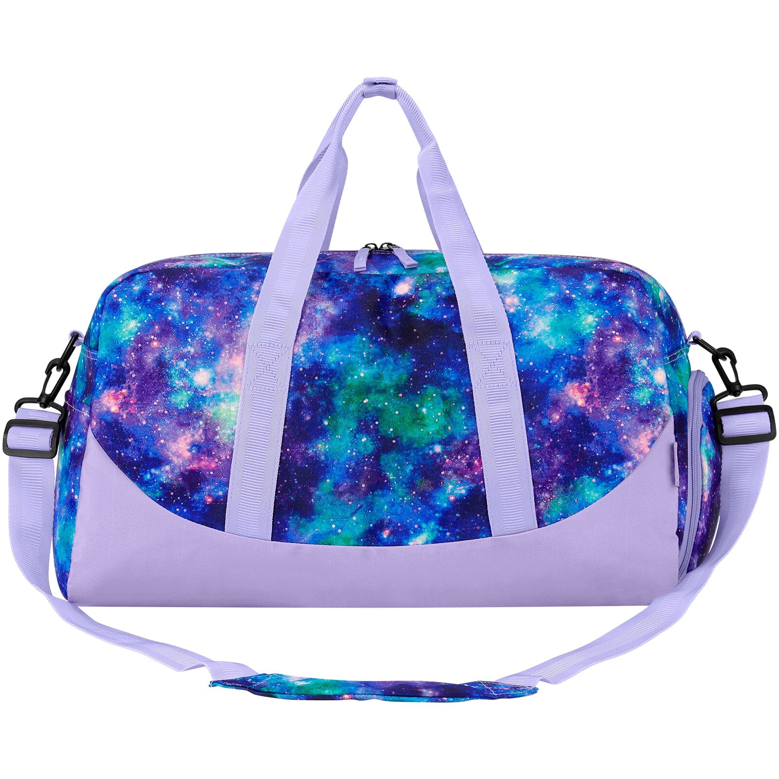 Choco Mocha Kids Purple-Blue Duffle Bag for Girls, Kids Galaxy Travel Bag 20.08*9.06*10.63 Inches chocomochakids 