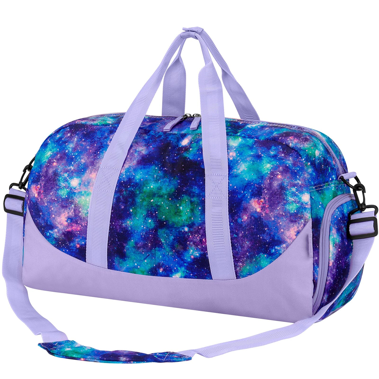 Choco Mocha Kids Purple-Blue Duffle Bag for Girls, Kids Galaxy Travel Bag 20.08*9.06*10.63 Inches chocomochakids 