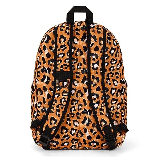 Choco Mocha Leopard Backpack for Girls Travel School Backpack 17 Inch chocomochakids 