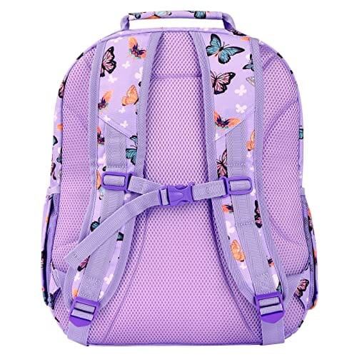 Choco Mocha Mermaid Backpack for Girls Kindergarten Backpack for Girls Preschool Backpack for Kids Backpacks for Girls 15 inch Backpack Girls Scale Bookbag School Bag 3-5 4-6 with Chest Strap Purple chocomochakids 