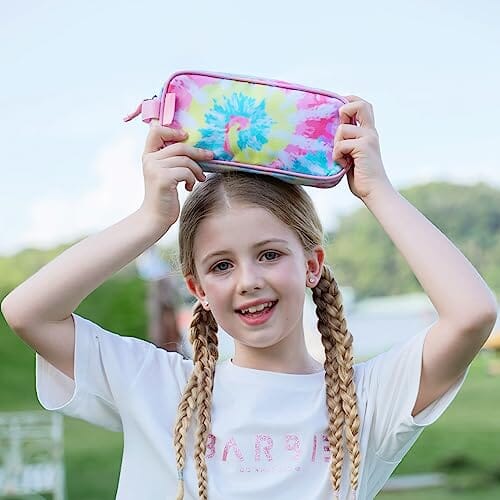 Choco Mocha Mermaid Pencil Pouch for Kids Toddler Girls, Soft Zipper Small Pencil Case for Little Girls, Kids Pencil Bag for Girls, Purple chocomochakids 