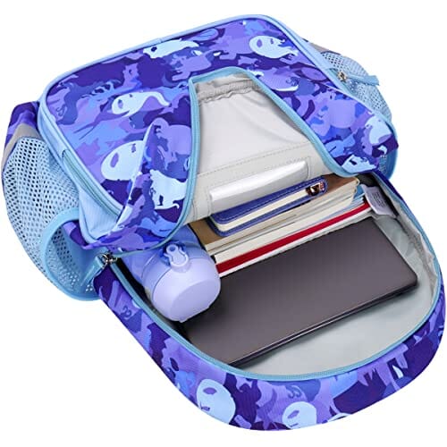 Choco Mocha Preschool Backpack for Boys Kindergarten Backpack for Kids Backpacks for Boys 14 inch Prek Backpack for Boys Camo Bookbag with Chest Strap School Bag for Kids 3 4 3-5 Gift Blue Camouflage chocomochakids 