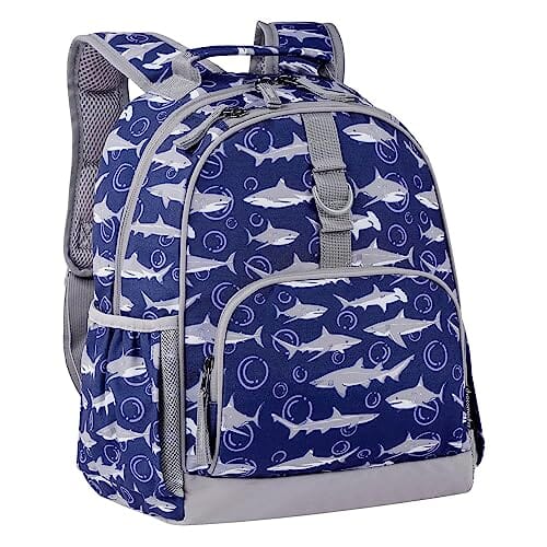 Choco Mocha Shark Backpack for Boys Kindergarten Backpack for Boys Preschool Backpack for Kids Backpacks for Boys 15 inch Backpack for Boys Shark Bookbag School Bag 3-5 4-6 with Chest Strap Blue chocomochakids 