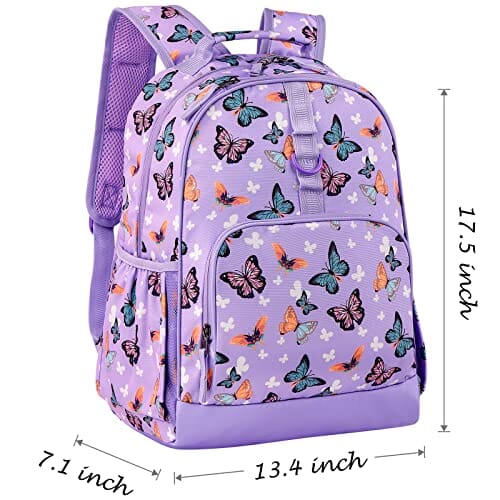 Choco Mocha Sloth Backpack for Girls Backpack Elementary School Backpack for Kids Backpacks for Girls 17 inch Backpack for Girls 2nd 3rd Grade Sloth Bookbag School Bag 6-8 with Chest Strap Blue chocomochakids 