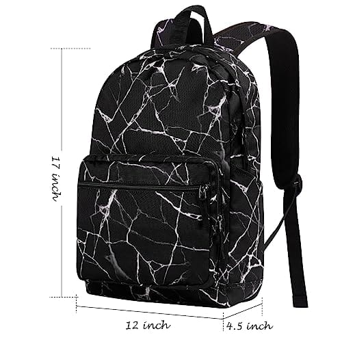 Choco Mocha Snow Leopard Backpack for Girls Travel School Backpack 17 Inch, Black chocomochakids 