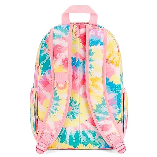 Choco Mocha Tie Dye Kids Backpack for Girls Travel School Backpack 17 Inch, Rainbow chocomochakids 