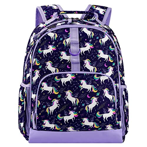 Choco Mocha Unicorn Backpack for Girls Kindergarten Backpack for Girls Preschool Backpack for Kids Backpacks for Girls 15 inch Backpack Girls Unicorn Bookbag School Bag 3-5 4-6 with Chest Strap Purple chocomochakids 